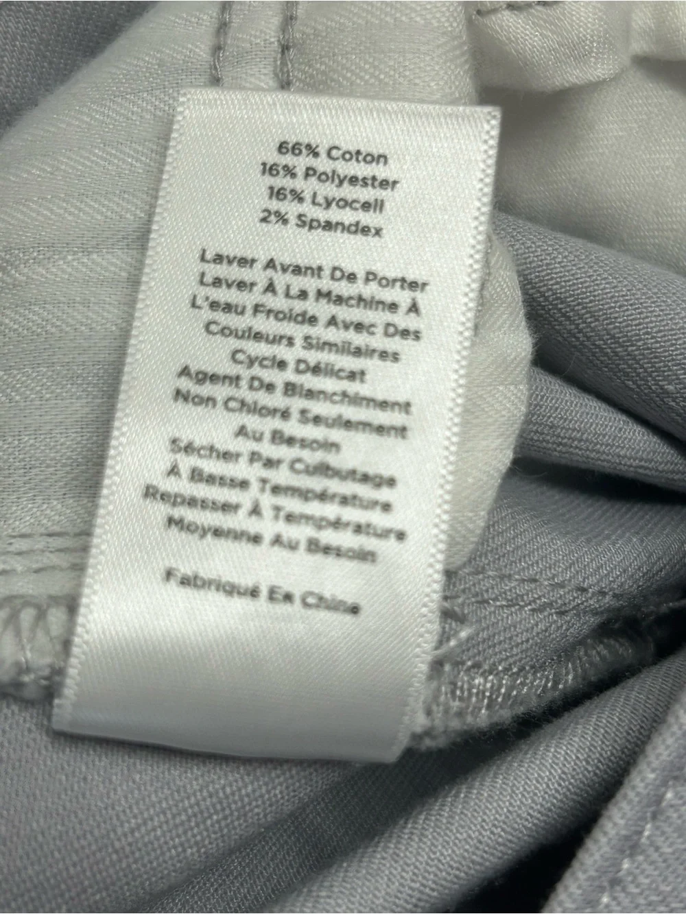 Talbots Gray Straight-Leg Jeans